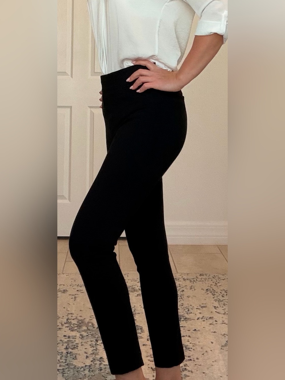 SPANX Black High-Rise Leggings
